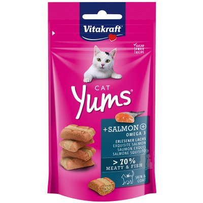 Vitakraft Cat Yums Losos Omega 3 40 g – Hledejceny.cz