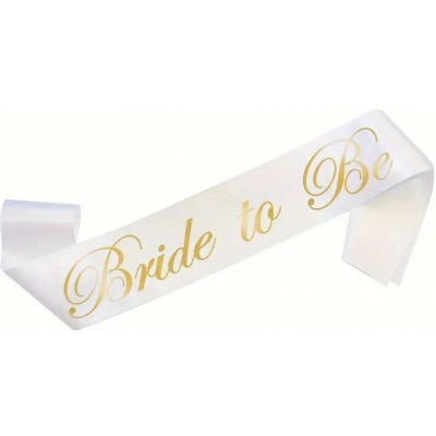 Šerpa na rozlučku se svobodou s nápisem Bride to Be, 75 cm – Zboží Dáma