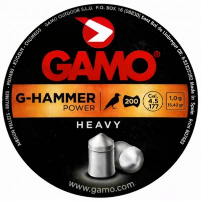 Diabolky Gamo G-Hammer 4,5 mm 200 ks – Zboží Mobilmania
