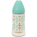 Suavinex Haute Couture láhev silikonová savička premium Zelená 270 ml – Sleviste.cz