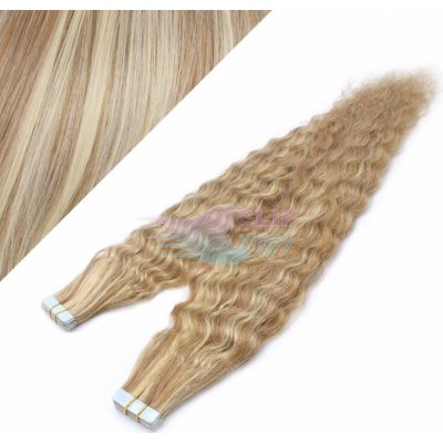Kudrnaté Tape in 60cm vlasy REMY světlý melír #12/613 – Hledejceny.cz