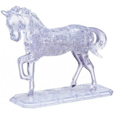 HCM KINZEL 3D Crystal puzzle Kůň 100 ks – Zboží Mobilmania