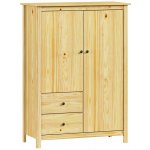 IDEA Nábytek Prádelník 2 dveře + 2 zásuvky TORINO kovové úchytky – Sleviste.cz