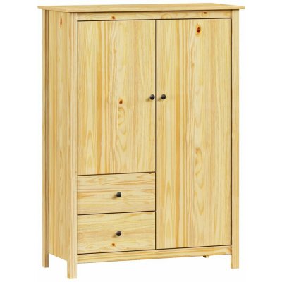 IDEA Nábytek Prádelník 2 dveře + 2 zásuvky TORINO kovové úchytky – Sleviste.cz