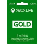 Microsoft Xbox Live Gold členství 6 měsíců – Hledejceny.cz