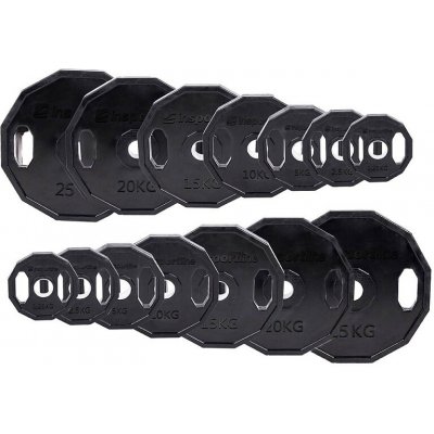 inSPORTline Ruberton Sada olympijských pogumovaných kotoučů 1,25-25 kg,50mm – Zboží Mobilmania