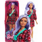 Barbie Modelka 137 barevné kostkované šaty – Hledejceny.cz