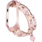 Xiaomi Mi Band 3/4 náhradní náramek Perly Růžová MBSCZ-4PRLR – Zboží Živě