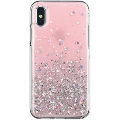 Pouzdro WOZINSKY Glitter Star Samsung Galaxy A42 5G růžové