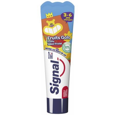 Signal Kids Fruits Gold 3-6 let zubní pasta pro děti 50 ml – Hledejceny.cz