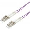 síťový kabel Roline 21.15.8754 optické vlákno, LC, 7m, fialový