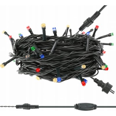 ISO 11361 Vánoční osvětlení 100 LED 3W milticolor 10 m – Hledejceny.cz