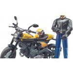 Bruder 63053 Ducati Scrambler Full Throttle s figurkou motorkáře – Zboží Dáma