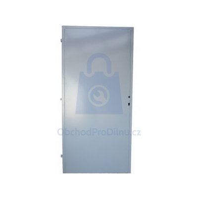 FAB Zateplené plechové dveře do zárubně, , natřené základovou barvou 90 x 197 pravé – Zboží Mobilmania