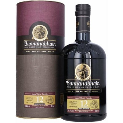 Bunnahabhain 12y Cask Strength 56,4% 0,7 l (tuba) – Hledejceny.cz