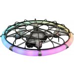 Dron M18 s kamerou a LED osvětleným ochranným kruhem RTF Brushless, gesta, FPV – Zboží Mobilmania