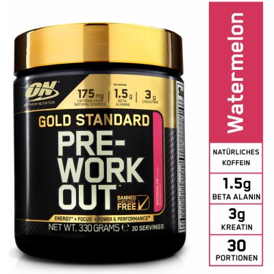 Optimum Nutrition Gold Standard Pre-workout 330 g – Zbozi.Blesk.cz