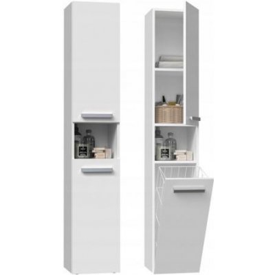 DobreSNY Koupelnová skříňka NEL 3 BÍLÁ – Sleviste.cz