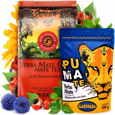 Maté Green Yerba Mate Mas energia Guarana 1000 g – Hledejceny.cz