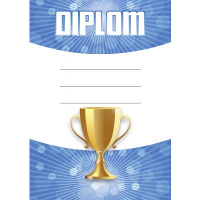 Univerzální diplom Modrá – Zboží Dáma