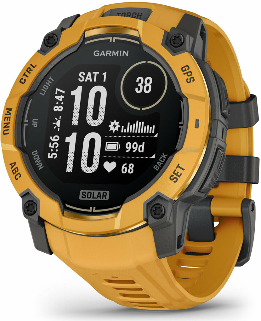 Garmin Instinct 3 50mm Solar Sunburst / Sunburst/Grey Band 010-02935-02