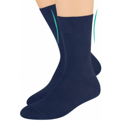 Steven dámské zdravotní ponožky s lemem 055 granát modrá – Zboží Mobilmania
