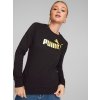 Dámská mikina Puma dámská mikina ESS+ METALLIC LOGO CREW TR 673650-01 BLACK