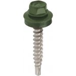 KLIMAS Farmářské šrouby FRS pozinkované lakované 4,8 x 35 mm RAL 6020 20 ks – Hledejceny.cz