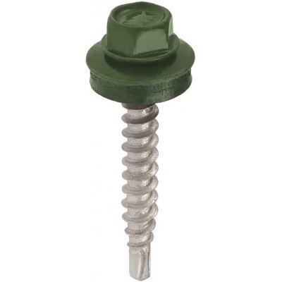 KLIMAS Farmářské šrouby FRS pozinkované lakované 4,8 x 35 mm RAL 6020 20 ks – Hledejceny.cz
