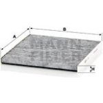 Filtr, vzduch v interiéru MANN-FILTER CUK 2336 (CUK2336) – Hledejceny.cz