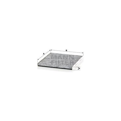 Filtr, vzduch v interiéru MANN-FILTER CUK 2336 (CUK2336) – Hledejceny.cz