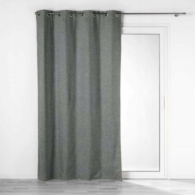 Douceur d`Interieur Zatemňovací závěs Chambray pro interiérový design, s očky, 140 x 260 cm – Hledejceny.cz