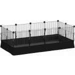 PawHut Výběh pro králíky 120 x 60 x 40 cm černý – Zboží Dáma