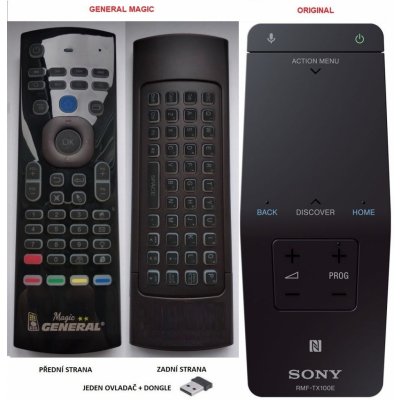 Dálkový ovladač General Sony RMF-TX100E – Hledejceny.cz