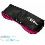 Baby Nellys Rukávník minky amarantový černá – Zboží Dáma