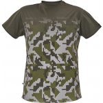 Tričko pánské s krátkým rukávem NEURUM Camouflage Olivová – Zboží Mobilmania