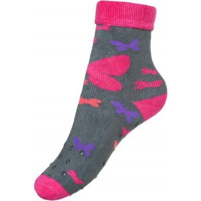 BeSnazzy protiskluzové ponožky pro zdravé lezení a první krůčky dívčí šedé – Zboží Mobilmania