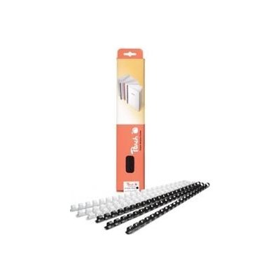 PEACH vazací hřbet Binding Combs 21 Rg A4 8mm, bílý, 100ks – Zboží Živě