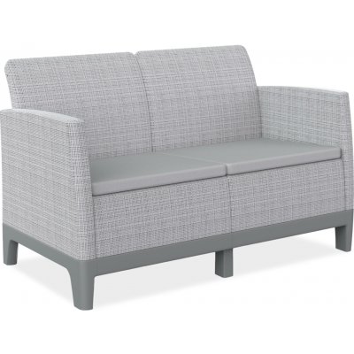 Keter Scandi Forma 2 Seater Ash grey/Storm grey – Zboží Dáma