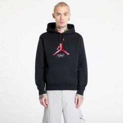 Jordan Essentials Men's Fleece Hoodie Black/ Gym Red/ Gym Red