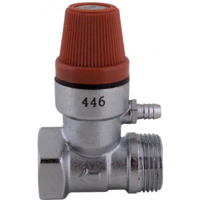 Pojistný ventil k bojleru 1/2" 6 bar – Zboží Mobilmania