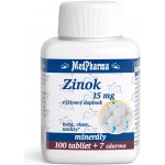 MedPharma Zinek 15 mg 107 tablet – Hledejceny.cz