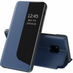 LaimTop Pouzdro pro Huawei Mate 20 Pro, Smart View Okénko Flip Stojánek PU Kožené Ochranné Pouzdro pro Huawei Mate 20 Pro modré – Zbozi.Blesk.cz