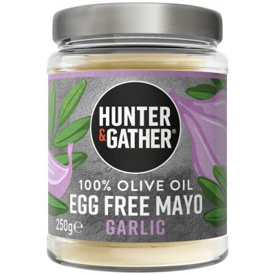 Hunter a Gather Olivová vegan majonéza Česnek 250 g – Hledejceny.cz