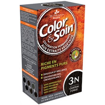 Color & Soin barva na vlasy 3N tmavě hnědá 135 ml