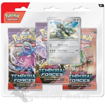 Pokémon TCG Temporal Forces 3-Pack Blister booster Cyclizar