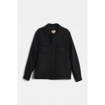 Woolrich Alaskan Wool Overshirt Black – Zboží Mobilmania