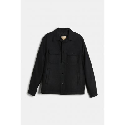 Woolrich Alaskan Wool Overshirt Black – Zboží Mobilmania
