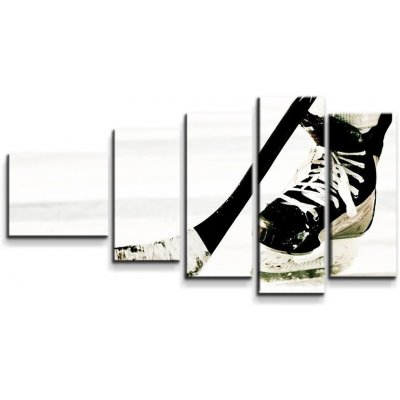 Sablio Obraz - 5-dílný Lední hokej - 100x60 cm – Hledejceny.cz