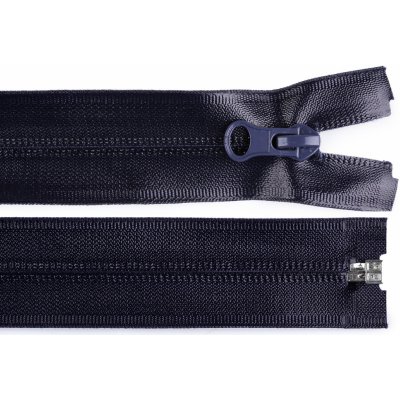 Prima-obchod Voděodolný zip No 7 délka 85 cm spirálový, barva 330 modrá tmavá – Zboží Mobilmania